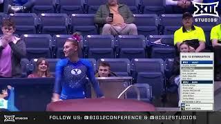 Jadyn Harsh's 9.85 Vault Score | West Virginia vs BYU (2.14.25) | Big 12 Gymnastics Highlights