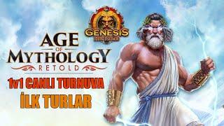 AGE OF MYTHOLOGY RETOLD 15.000$ Turnuva Maçları Canlı Sunumu - 1v1 Genesis Retold @EGCTV_Official