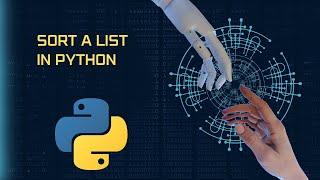 How to sort a list in python- python tutorial #shorts  #shortvideo  #ytshorts