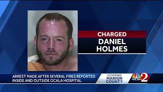 Man arrested for starting fires at Marion County hospital