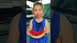 Cute Baby Eating Watermelon  #shorts #funny #viral