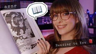 ASMR  Relaxing Comic Reading (Chapter 2)! Artwork Tracing, Paper Smoothing & Page Turning Sounds