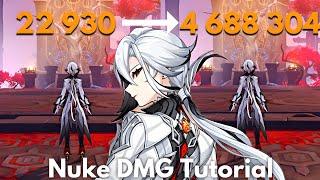 ULTIMATE C0 Arlecchino 5M Nuke Tutorial!! Genshin Impact