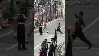 Shoking Parade  at Attari Wagah Border || Hand Shake ||  Zero Line Gate Opening Practice HD