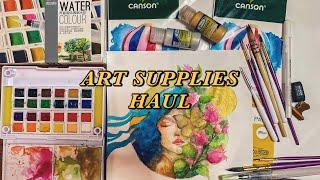 Art Supplies Haul 2020 | Lazada & Shopee Art Haul | Paint With Me | Superior Watercolor | Unboxing