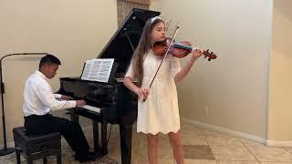 Eric Zhang and Karolina Protsenko play Mozart Violin Sonata No. 17 C Major K. 296, 1st movement