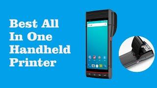 All In One Handheld Printer! 5.5 Inch Android 8.1 PDA Terminal-S60