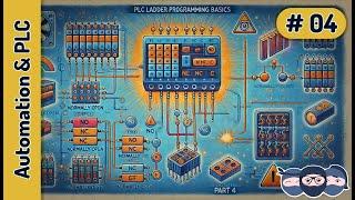 PLC Ladder programming #1 | Learn under 5 min | NO NC contacts | AND gate logic