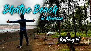 भाट्ये बीच रत्नागिरी  | Bhatye beach in monsoon - Ratnagiri, Maharashtra