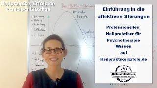 Heilpraktiker Psychotherapie: Einführung in die Affektiven Störungen