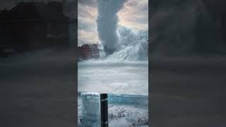 Storm vs icy tornado