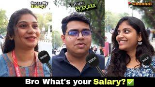 Asking Chennai Youngsters How Much They Earn   | Street Interview | Tamil | Suman Mpm