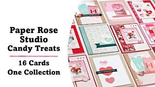 Paper Rose Studio | Candy Treats 16 Cards 1 Collection with Kristie Marcotte