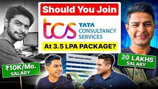 TCS Employee on 3.5 LPA, Tier 3 College Journey & Hiring: The Truth About Working at TCS