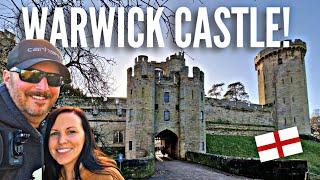 First Time Exploring Warwick Castle - UK Vlog