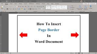 How to Insert Page Borders in Microsoft Word - Step-by-Step Tutorial