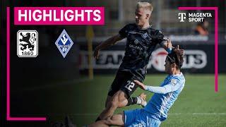 TSV 1860 München - SV Waldhof Mannheim | Highlights 3. Liga | MAGENTA SPORT