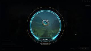 (Lower volume) League Of Legends Stuck on Accept pop-up