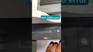 HP LASERJET mfp 138fnw #U1-2320 error | Fuser faulty #likeandsubscribe