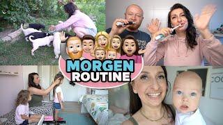 REALE Morgenroutine mit 5 Kindern, 3 Hunden & 7 Welpen UNGESTELLT & AUTHENTISCH | Familie Diamanta 