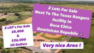 Very Nice 2 Lots For Sale in Boca Chica, Dominican Republic . Gated Community. ￼￼