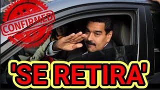 MADURO ANUNCIA LA RETIRADA, EN LA ASAMBLEA NACIONAL DE VENEZUELA