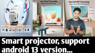 smart 4k projector, support android 13.0....