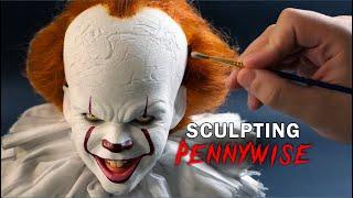 Pennywise Sculpture Timelapse - IT Chapters 1 + 2