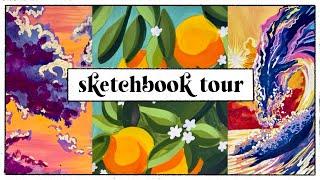 Gouache Sketchbook Tour 2021