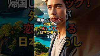 外国人が恋しくなる日本の暮らし3選 #雑学 #海外の反応