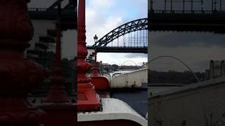 Tyneside  Newcastle England UK. River Tyne,  Bridge's #travel #shorts #viralshorts  #travelgram