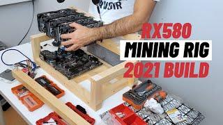 4 x RX580 MINING RIG - PARTS, PRICES, HASHING POWER AND BUILD IN 2021