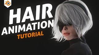 Blender Hair Simulation Tutorial | Hair Animation Tutorial