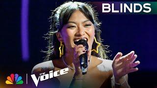 Kay Sibal Stuns the Coaches with Her Version of "From The Start" | The Voice Blind Auditions | NBC