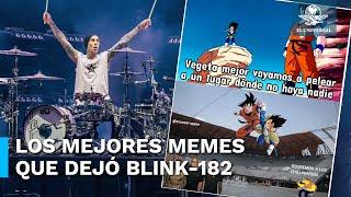 Blink-182 por fin se presenta en México y sus fans reaccionan con memes