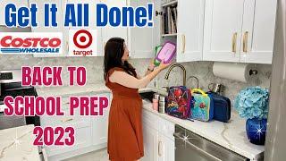 Get It All Done! Costco & Target Kosher Haul Back To School Prep 2023 Chore Chart Uniforms Snacks