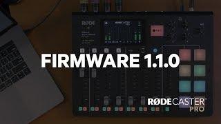 RØDECaster Pro Firmware Version 1.1.0 – Now With Multitrack