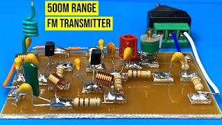 make simple fm transmitter circuit 500m Range, stable fm transmitter, jlcpcb