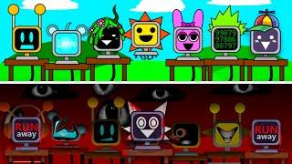 Incredibox Sprunki : Mr Fun Computers! Normal Versions Vs Horror Versions