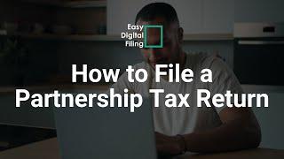 How to File a Self Assessment Partnership Tax Return SA800
