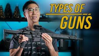 3 Most Common Types of Guns