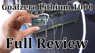 Goalzero Lithium 1000 Review: 1200 watt load test, DC input efficiency and more!