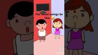 husband wife comedy #moodswing #husbandwifecomedy #jokes