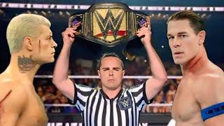 Jhon Cena Sell His Soul The Rock and assault cody Rhodes..WWE  2025