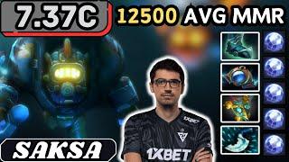 7.37c - Saksa TINKER Soft Support Gameplay - Dota 2 Full Match Gameplay