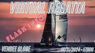 VIRTUAL REGATTA (FR) EP8  VENDEE  GLOBE VIRTUEL -FLASH INFO - 14/11/2025- 17H30