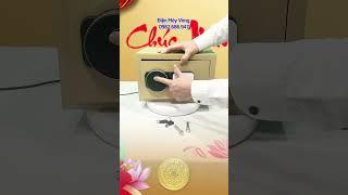 Két sắt mini sử dụng vân tay, tích hợp có chìa khóa cơ #ketmini #ketvantay #ketsatmini