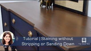 Staining without Stripping with Gel Stain - Speedy Tutorial #28