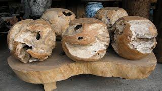 Solid Wood Stools