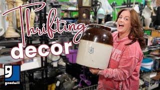 Goodwill Thrift With Me For Home Decor Christmas 2024 | THIS was worth it!!